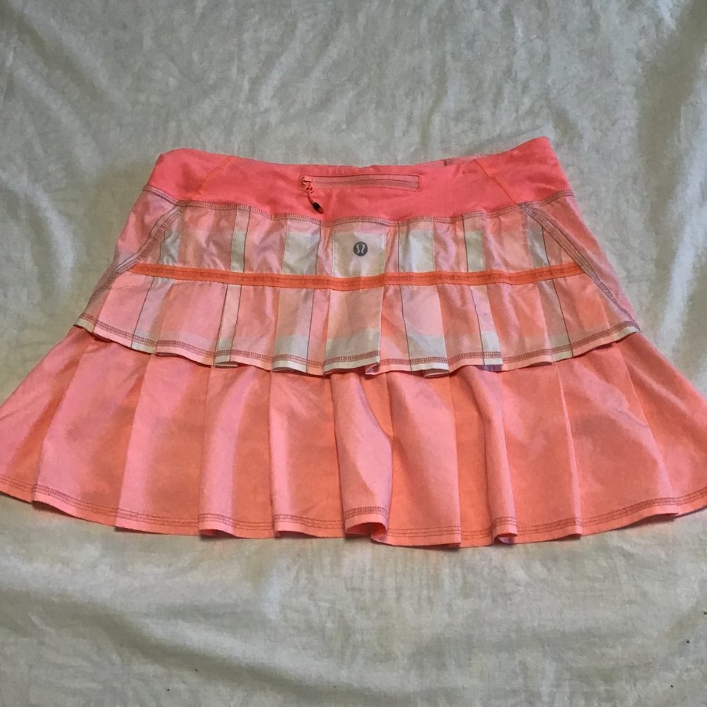 LULULEMON Pace Setter Running Skirt Size 6 Tall - Picture 4 of 12